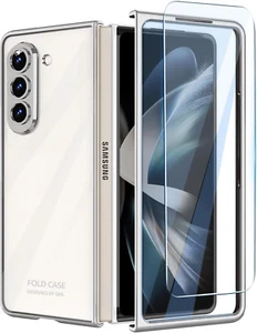 Custodia per Samsung Galaxy Z Fold 6 Con Pellicola Protettiva, Trasparente Cryst - Foto 1 di 12