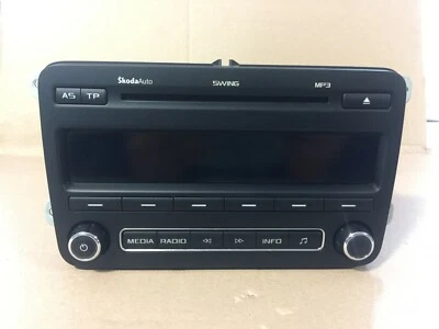 Original Skoda Fabia 5J CD MP3 Radio Swing 5J0035161 D - Bild 1 von 2