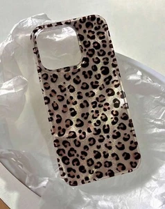Leopard Print Phone Case For iPhone 15 Pro - Picture 1 of 3