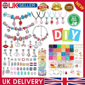 Girls Charm Bracelet Making Set DIY Bracelet Making Kits Arts and Crafts Gifts - Picture 1 of 33