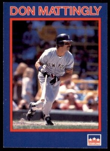 1990 Starline Long John Silver Don Mattingly #1 New York Yankees