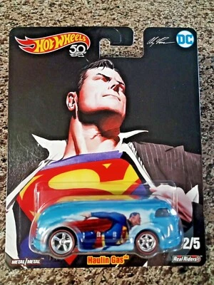 Hot Wheels Haulin' Gas Pop Culture 2018 - Alex Ross DC Comics Superman 2/5 Foto 1 de 4
