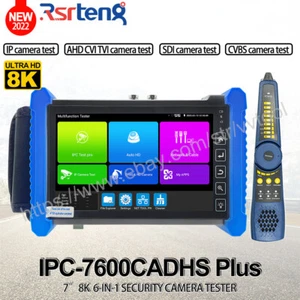 Monitor de cámara CCTV RSSRTENG 8K probador CVI TVI SDI AHD HDMI VGA POE Cable trazador - Imagen 1 de 12
