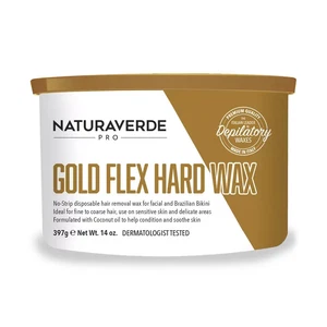 Natura Verde Pro Gold Flex Hard Wax 14 oz. Can - Picture 1 of 1