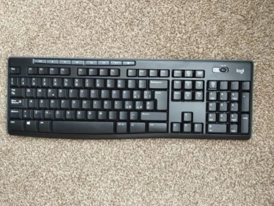 logitech k270 wireless keyboard  No Dongle / Receiver - Image 1 of 3