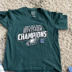 Philadelphia Eagles T-Shirt Size Youth S Pro LINE FANATICS 2017 NFC Champions - Picture 1 of 1