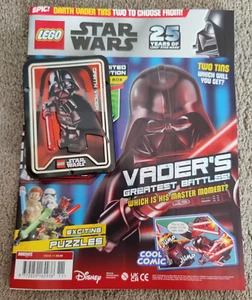 LEGO STAR WARS MAGAZINE DARTH VADER MINIFIGURE AND LIMITED EDITION TIN JULY 2024 - Picture 1 of 5
