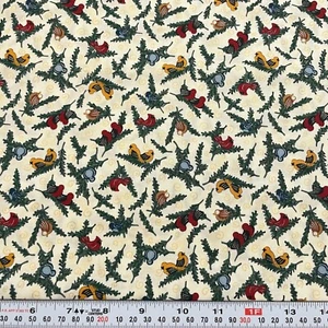 Warm & Wooly Winter by Deb Strain for Moda Bird Cotton Fabric Remnant 15" x 43" - Picture 1 of 2