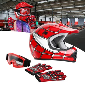DOT Adult Kids Child Youth Helmet MX Motocross ATV Dirt Bike Motorcycle Off Road - Picture 1 of 18