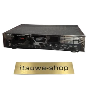 AKAI GX-93 Cassette Deck Black 1986 Vintage USED Made in Japan No Cable & Manual - Picture 1 of 5