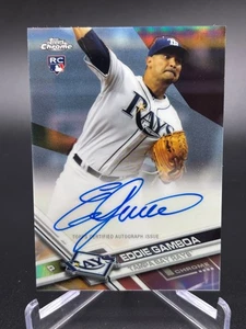 2017 Topps Chrome Eddie Gamboa Rc Rookie Auto Refractor /499 No. RA-EG - Picture 1 of 10