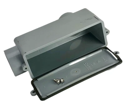 Carlon E986G 1-1/4" PVC tipo-LB corpo de conduíte com gaxeta e tampa C15 - Imagem 1 de 4