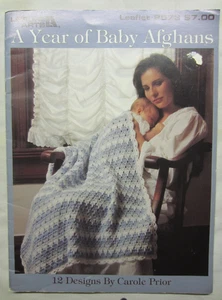 A Year of Baby Afghans Leisure Arts 12 Designs Pattern Crochet Craft Book #2573 - Picture 1 of 2