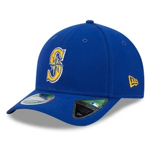 Gorra ajustable para hombre New Era Royal Seattle Mariners réplica de jugador 9FORTY - Imagen 1 de 6