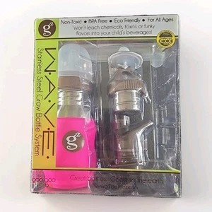 Goo-Goo Baby Sistema di biberon in acciaio inox rosa - Nuovo - Q - Foto 1 di 1