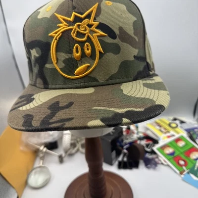 The Hundreds New Era Cap CAMO BLUE ADAM BOMB   Baseball Cap, HTF - Image 1 of 4