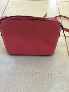 Kate Spade Coral / Bright Neon Red Shoulder Bag - Hardly Used - Picture 1 of 9