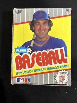 1989 Fleer Baseball Wax Box 36 Packs Ken Griffey Jr RC Bill Ripken FF Error? *4 - Image 1 of 4