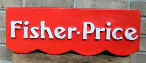 Rare Unusual Fisher-Price Toys Display Sign - Picture 1 of 19
