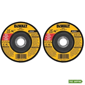 Dewalt 4-1/2" Schleifscheibe, 1/4" dick, 2er Pack - Bild 1 von 4
