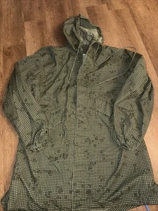 Vtg 80s US Army Fishtail Parka Military Night Desert Camouflage Camo Jacket Sz L - Picture 1 of 5