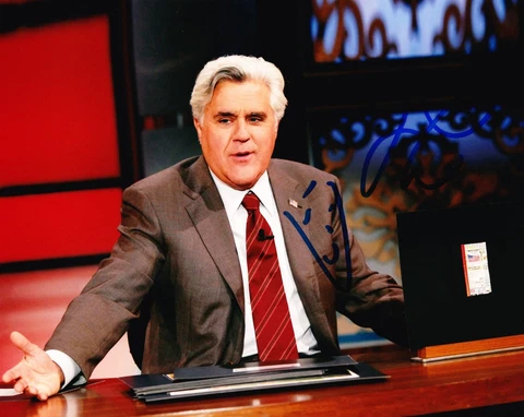 JAY LENO SIGNED 8X10 PHOTO AUTHENTIC AUTOGRAPH NBC THE TONIGHT SHOW COA D Cover