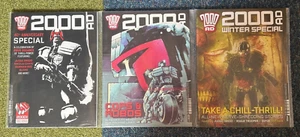 2000 AD Comic Bundle Of 3 Judge Dredd 40th Anniversary Special UK Comic *V/RARE - Imagen 1 de 5