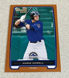 2012 Bowman Draft Pick Prospects Orange #BDPP128 Chris Cowell Rockies /250
