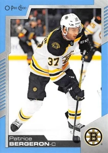2020-21 O-Pee-Chee Blue #43 Patrice Bergeron - Picture 1 of 3
