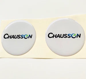 Pegatina CHAUSSON móvil residencial, pegatina CHAUSSON coche de residencia, 56 mm, gel 3D x2 - Imagen 1 de 5