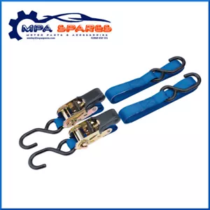 3.5 METRE 2 PIECE TIE DOWN STRAP SET (250kg) - SURFBOARD, CANOE, CAMPING, TRAVEL - Picture 1 of 2