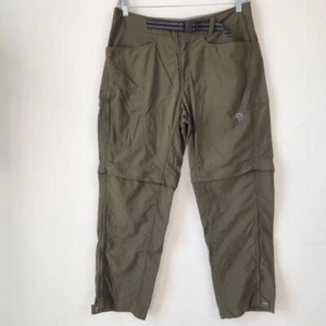 Mountain Hardwear Mens Green Size Large Short Cargo Outdoors Pants - Picture 1 of 11