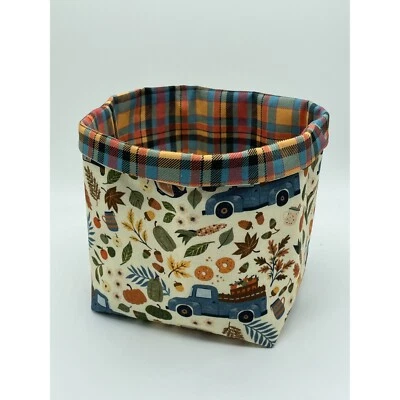 Cestas de tela de otoño / decoración de otoño / contenedor de almacenamiento y organizador Foto 1 de 3