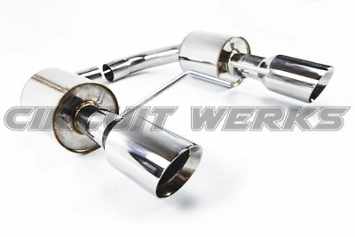 Ford Mustang GT 15-17 Dual Muffler Exhaust w/ 4" Tips V8 5.0L Thick Walled Tips — 第 1/4 张图片