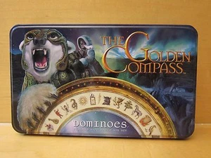 NEW SIGNATURE THE GOLDEN COMPASS DOMINOES STANDARD DOUBLE SIX SET VIC-THOR1 - Picture 1 of 4