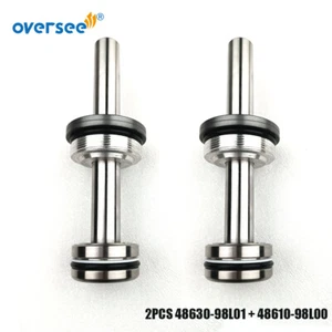 48610-98L00 PISTONE/RAM ASSY con vite 48630-98L01 per fuoribordo Suzuki 4 tempi - Foto 1 di 8