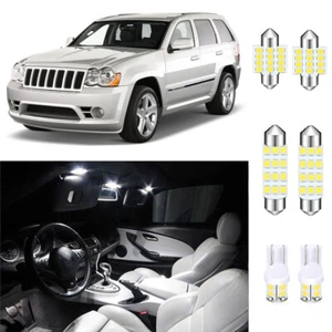 Kit de equipamiento interior de luces LED blancas premium para Jeep Grand Cherokee 2005-2010 - Imagen 1 de 9