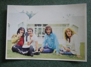 PANINI 1974 THE WHO PICTURE POP ORIGINAL UNUSED TOP SELLERS STICKER CARD