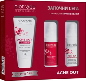 Biotrade Acne Out Starter Pack Acne Skin Pimples Oily Skin,PROMO KIT