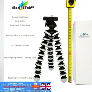 Large Flexible Gorilla Tripod Camcorde DSLR GoPro Hero SmartPhone Canon Nikon - Picture 1 of 7