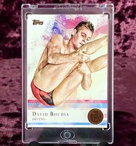David Boudia 2012 Topps Olympic BRONZE Parallel RC #51 MINT USA Diving Legend SP - Bild 1 von 2