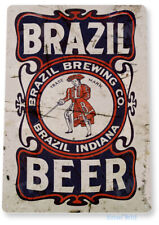 Brazylia Beer Bar Pub Rustic Beer Sign Decor Tin Sign B479