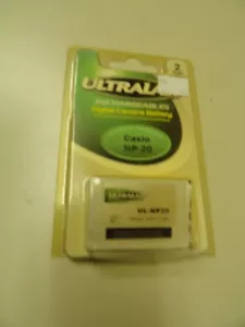 Ultralast Rechargeable Digital Camera Battery Casio NP-20 NEW - Picture 1 of 2