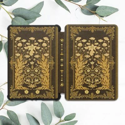 Vintage Book Plants Floral Case For All-new Kindle 10th Gen Kindle Paperwhite - Image 1 of 3