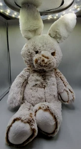 Pottery Barn Kids PBK Bunny Rabbit Stuffed Animal Plush 14” Frosted Gray Brown - Picture 1 of 13