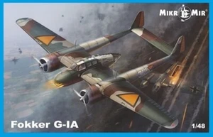 MikroMir Models 1/48 FOKKER G-1A Dutch WWII Fighter - Picture 1 of 4