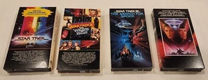 Star Trek: The Motion Picture, TWOK, TSFS, FF - VHS Movies Lot - 4 Used Tapes - Picture 1 of 9