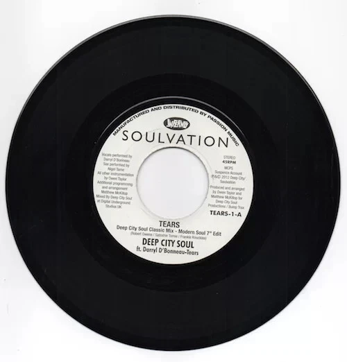 DEEP CITY SOUL - Tears - NORTHERN SOUL - 7'' Vinyl - 45rpm - LISTEN!!! - Image 1 of 1