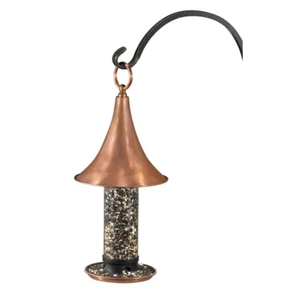 Polished Copper Castella Bird Feeder - Picture 1 of 3
