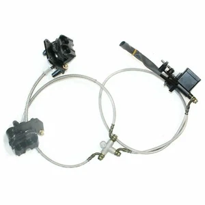 Hydraulic Twin Disc Brake Calipers System Pads 250cc 300cc Quad Dirt Bike ATV - Picture 1 of 9